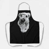 Terrier Dog Art Schorten Wheaten Terrier Schorten (Voorkant)