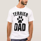 TERRIER DOG DAD T-shirts & sweatshirts (Voorkant)
