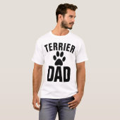 TERRIER DOG DAD T-shirts & sweatshirts (Voorkant volledig)