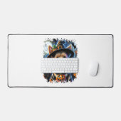 Terrier Dog Halloween Square Bureaumat (Keyboard & Muis)