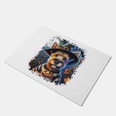 Terrier Dog Halloween Square Deurmat (Schuin)