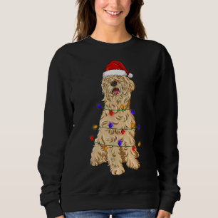 Terrier Dog met zachte bekleding die Kerstmis heef Trui