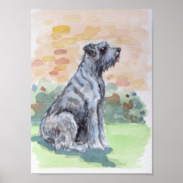 Terrier Dog Poster