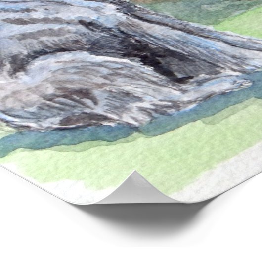 Terrier Dog Poster (Hoek)