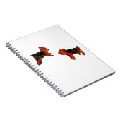 Terrier Fun Cute Dog Art Notitieboek (Rechterzijde)