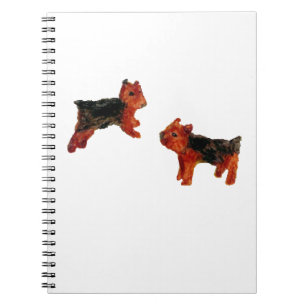 Terrier Fun Cute Dog Art Notitieboek