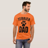 TERRIER HOND DAD T-shirts (Voorkant volledig)