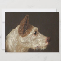 Terrier Hondenhoofd (door James Ward)