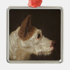 Terrier Hondenhoofd (door James Ward) Metalen Ornament