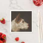 Terrier Hondenhoofd (door James Ward) Servet (Insitu)