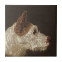 Terrier Hondenhoofd (door James Ward)