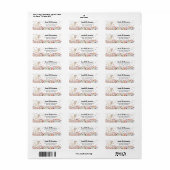 Terrier Ierse Wheaten hond retro bril Etiket (Full Sheet)
