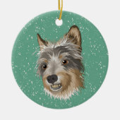 Terrier Keramisch Ornament (Voorkant)