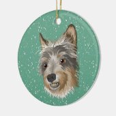 Terrier Keramisch Ornament (Links)