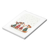 Terrier Kerst Chor Notitieblok (Linkerzijde)