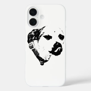 Terrier Knipoog iPhone Hoesje – Stout Zwarte Inkt
