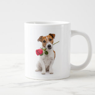 Terriër Liefde Grote Koffiekop