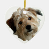 TERRIER MIX KERAMISCH ORNAMENT (Voorkant)