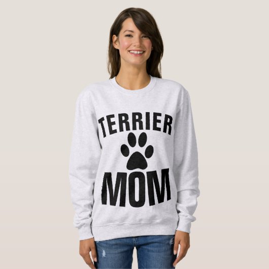TERRIER MOM DOG T-shirts & sweatshirts (Voorkant volledig)