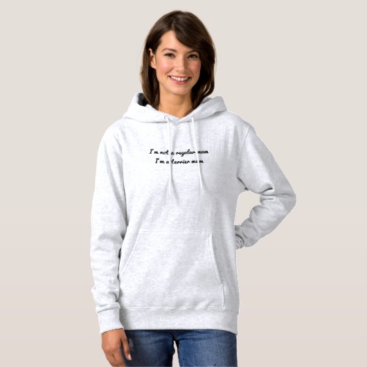 Terrier Mum Vrouwen Hoodie (Voorkant volledig)
