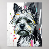 Terrier Pup Poster (Voorkant)