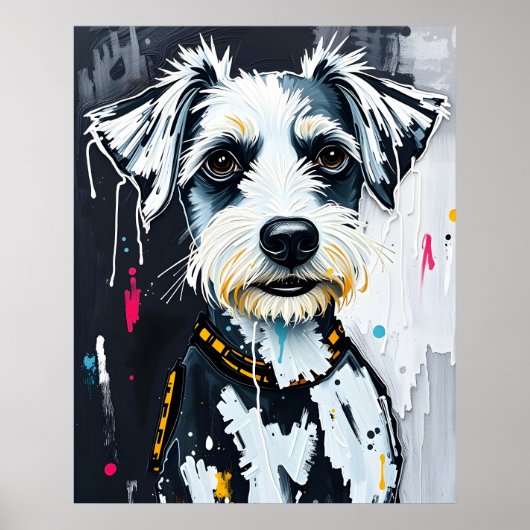 Terrier Pup Poster (Voorkant)