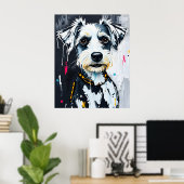 Terrier Pup Poster (Thuiskantoor)