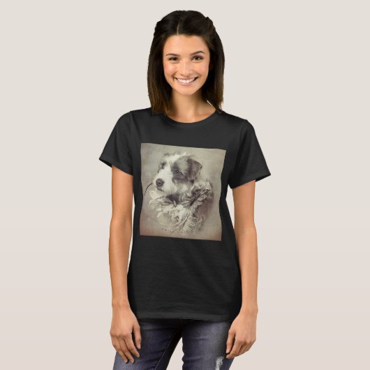 Terrier pup t-shirt (Voorkant volledig)