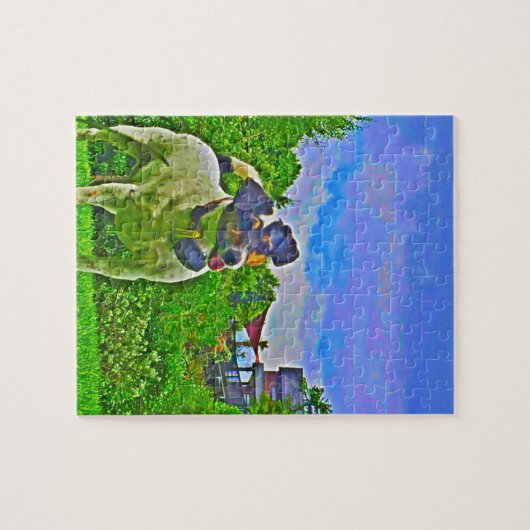 Terrier Puzzle Legpuzzel (Horizontaal)