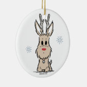 Terrier Reindeer Ornament (Rechts)