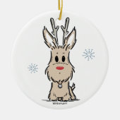 Terrier Reindeer Ornament (Voorkant)