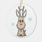 Terrier Reindeer Ornament (Links)