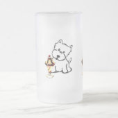 Terriers en Cream Matglas Bierpul (Center)