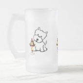 Terriers en Cream Matglas Bierpul (Links)