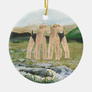 Terriërs in Ierland Keramisch Ornament