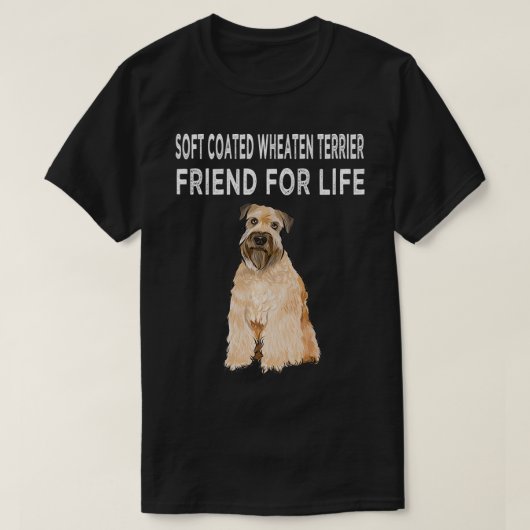 Terriervriend met zachte bekleding voor levenslang t-shirt (Design voorkant)