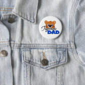 Terrific Dad Cute Tiger Ronde Button 5,7 Cm (In situ)