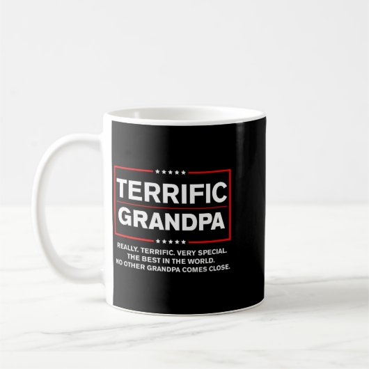 Terrific Grandpa - Funny Donald Trump Campaign Sty Koffiemok (Links)
