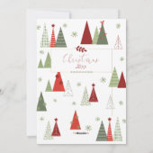 Terrific Trees Photo Holiday Card Feestdagenkaart (Achterkant)