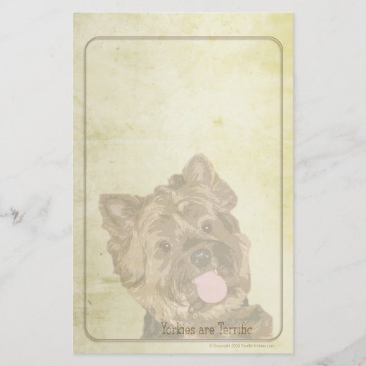 Terrific Yorkies Briefpapier (Voorkant)