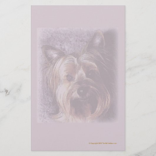 Terrific Yorkies Stationery Briefpapier (Voorkant)