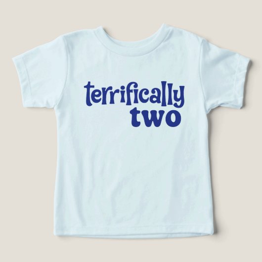 Terrifically Two T-shirt (Design voorkant)