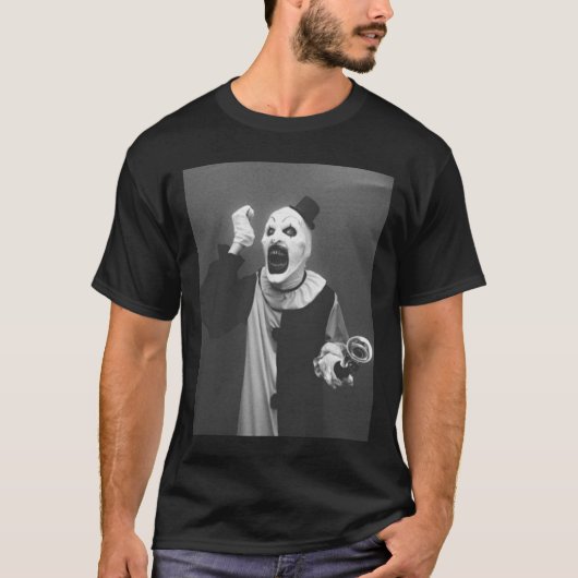 Terrifier art the clown horror 578 t-shirt (Voorkant)