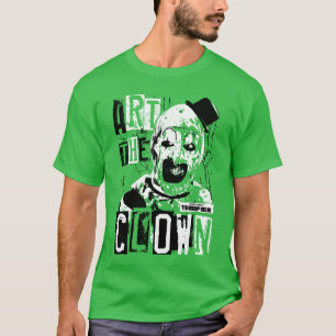 Terrifier Arthe Clown Bloed Gezicht Hoge Contrast T-shirt