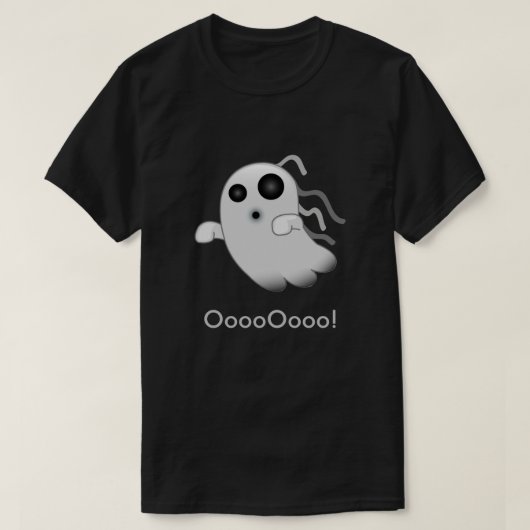 Terrifying Ghost Emoji T-Shirt (Design voorkant)