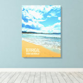 Terrigal Central Coast NSW Australië Canvas Afdruk (Insitu (Houten vloer))