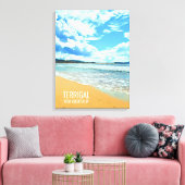 Terrigal Central Coast NSW Australië Canvas Afdruk (Insitu (Woonkamer))