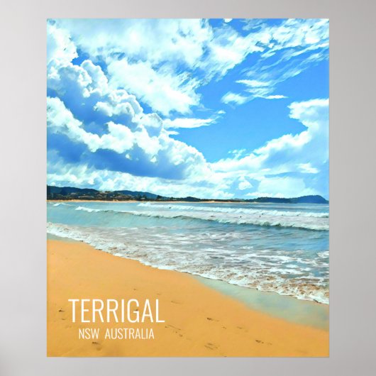 Terrigal Central Coast NSW Australië Poster (Voorkant)