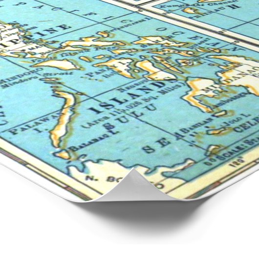 Territoriale acquisities op de Amerikaanse kaart Poster (Hoek)