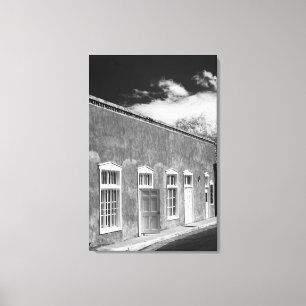 Territoriale stijl architectuur, Santa Fe, New Canvas Afdruk